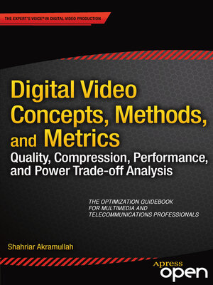 cover image of Digital Video Concepts, Methods, and Metrics